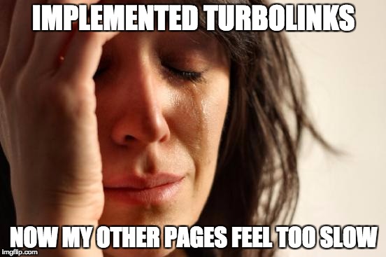 Turbolinks implementation problems